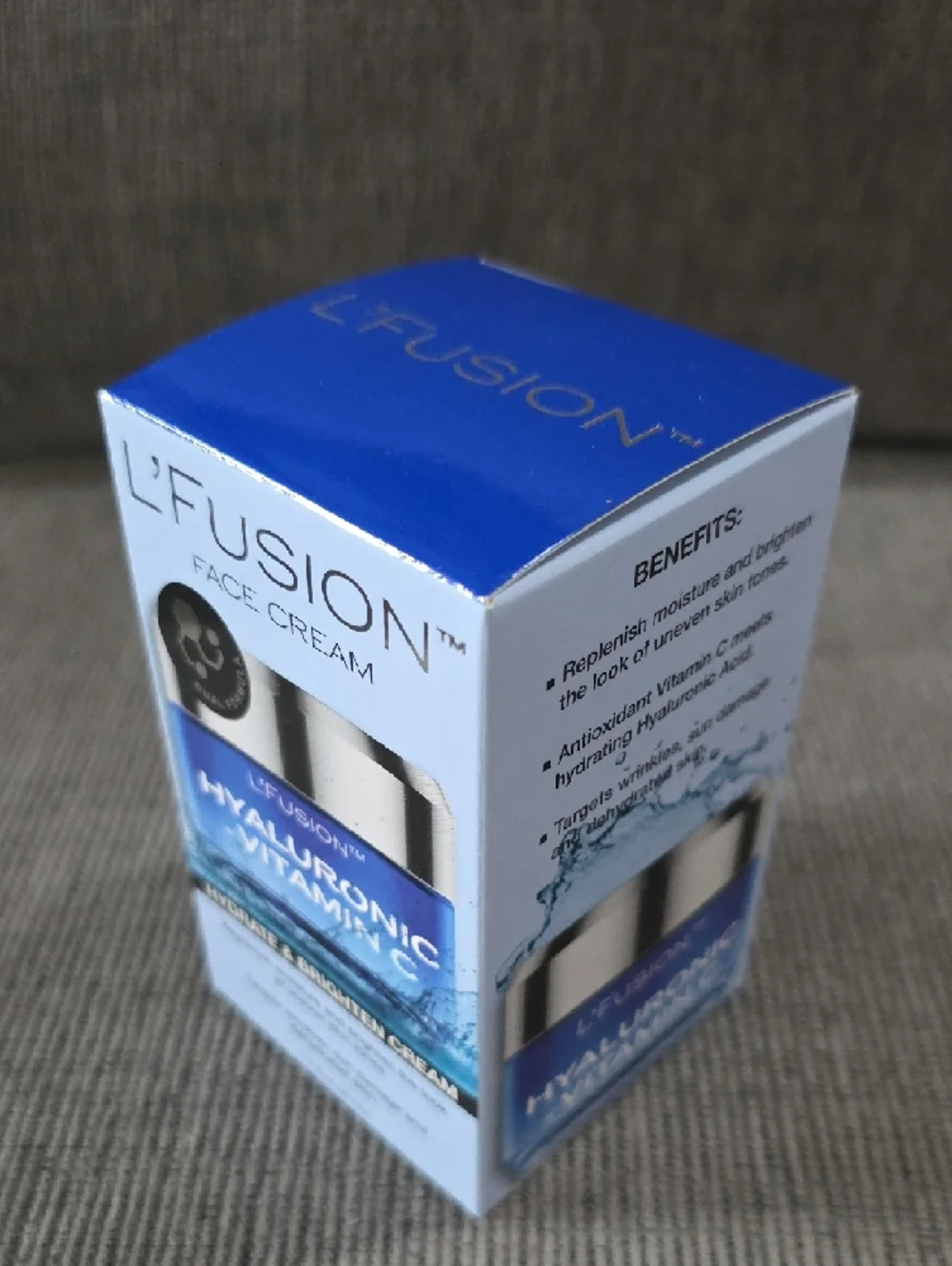 L'Fusion Hyaluronic + Vitamin C Hydrate & Brighten‎ Cream, New, 1.7oz.